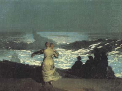 A Summer Night (san39), Winslow Homer